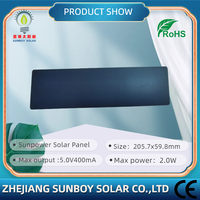 Meilleur mini petit panneau solaire étanche pour capteurs de station météo GPS ODM SMT cellules Sunpower personnalisables type HBC