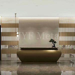 Comptoir de bar en acier inoxydable de qualité supérieure EX972 pour la décoration intérieure de luxe - Product Image 6