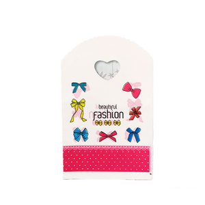 Sac en plastique décoratif HOYO 13 x 21 cm (5,1 x 8,3 po) avec motif floral en forme <span class=keywords><strong>de</strong></span> cœur et poignée, idéal pour les cadeaux <span class=keywords><strong>de</strong></span> fête - Product Image 3