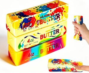 Butter <b>Squishy</b> Squeeze Toys <b>Squishy</b> Butter Realistic Butter Stick Soft Squeeze Toys - Product Image 1