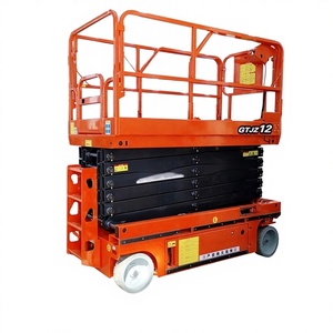 Plataforma Elevadora Eléctrica Autopropulsada Tipo Tijera de Fábrica Zunhui, Vehículo de Trabajo Aéreo, Plataforma Elevadora Móvil, Garantía de 5 Años - Product Image 1