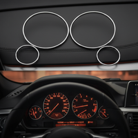 Anneau de garniture chromé élégant et de haute qualité pour tableau de bord et jauge de vitesse pour BMW E39 E38 E46 E53 E36 E60 E90 E32 E34 – Nouveaux accessoires