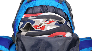 <span class=keywords><strong>Sac</strong></span> à <span class=keywords><strong>dos</strong></span> de randonnée et de camping en nylon durable de grande capacité (75L), léger, avec compartiment à chaussures et logo personnalisé - Product Image 3