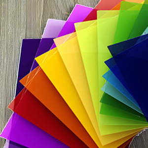 Plaque acrylique transparente, panneau en plastique solide, découpe sur mesure, couleur arc-en-ciel pour affichage et décoration PMMA - Product Image 2