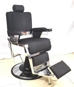 Fauteuil de barbier rétro pour hommes, inclinable, pour coiffure et rasage, chaise de salon de coiffure, tabouret de coupe de cheveux, chaise pivotante de salon de coiffure - Product Image 5