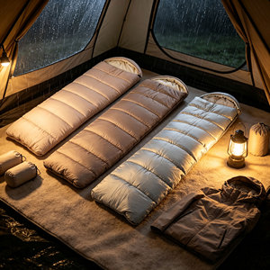 Saco <span class=keywords><strong>de</strong></span> <span class=keywords><strong>Dormir</strong></span> Ultraligero con Costuras Térmicas, Portátil, para Viajes por Carretera, Montañismo y Estancias Prolongadas - Product Image 1