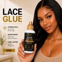 Colle pour perruques en dentelle à marque privée 68ML, adhésif imperméable longue durée à tenue forte pour perruques Lace Front