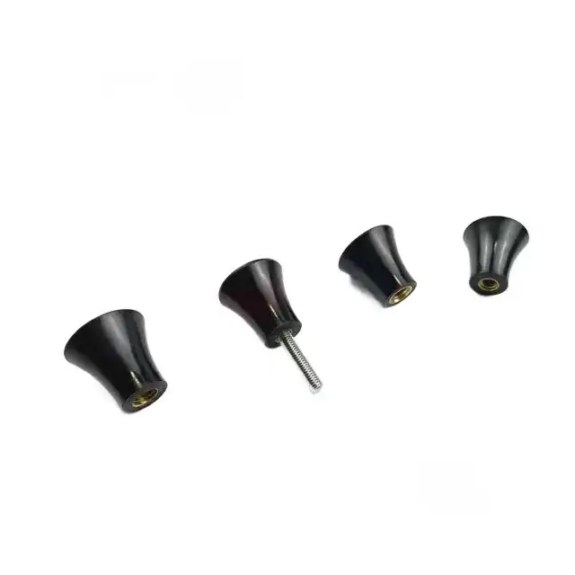 Personnalisable M5 M6 M8 M10 M12 1/4 20 Filetage Écrou Petit Bouton Boutons Poignée Plastique Bakélite Résine Vis Longueur Noir