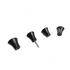 Customizable M5 M6 M8 M10 M12 1/4 20 Thread Thumb Nut Small Button Knobs Handle Plastic Bakelite Resin Thumbscrew Length Black