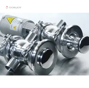 Aircodonjoy — valve à bille pneumatique avec boule de nettoyage de réservoir sanitaire, équipement de nettoyage