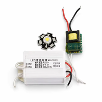 Kit de carte PCB LED circulaire 3x1W + pilote à courant constant, faible MOQ pour fabricant de projecteurs et downlights, vente en gros