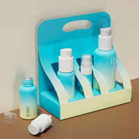 Bouteille en plastique PET personnalisée avec logo, 15 ml, 50 ml, 100 ml, pour huile capillaire, emballage de soins de la peau, bouteille vide pour huile corporelle cosmétique avec pompe à lotion