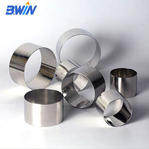 Moule <span class=keywords><strong>à</strong></span> pâtisserie de cuisine DIY rond en acier inoxydable antiadhésif pour gâteau mousse - Product Image 4