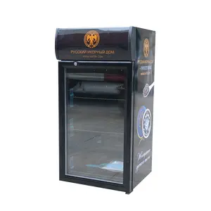 Hochwertige Mini Upright Beverage Showcase Kühler Counter Top Kühlschrank SC-80L