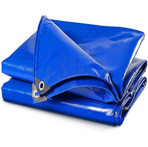 <span class=keywords><strong>Impression</strong></span> de logo personnalisé 650GSM vert armée/bleu mat brillant bâches en PVC imperméable pour <span class=keywords><strong>camion</strong></span> remorque palette bateau bâche de voiture tente - Product Image 4