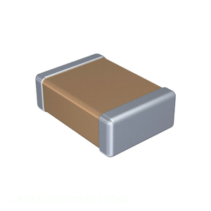 ตัวเก็บประจุเซรามิกติดพื้นผิว MLCC 0.15 UF 0.15 UF 50V C4532C0G1H154K250KA C0G 1812 - Product Image 1