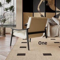 Fauteuil simple décontracté de style italien en fer et lin, portable, durable, luxe léger, design moderne et minimaliste pour salon
