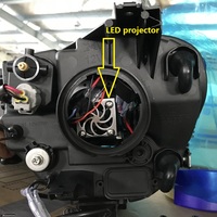 Phare à LED avec lentille de projecteur de style R pour conduite à droite, pour Golf Mk7