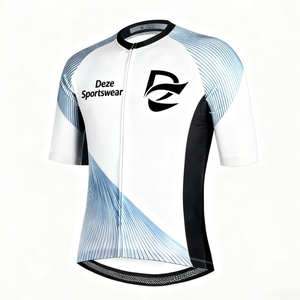 Maillot de Ciclismo Personalizado con Logotipo, Material Transpirable que Absorbe la Humedad, Corte de Competición Ligero para Eventos de Ciclismo en Carretera y Deportes al Aire Libre - Product Image 1