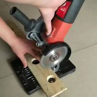 Nouveau support robuste en fonte pour meuleuse d'angle avec garantie d'un an pour meuleuses de 100/125 mm – Outil de support pour la découpe de carreaux/métaux