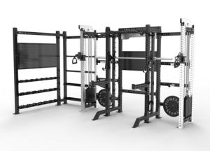 Sistema de <span class=keywords><strong>poleas</strong></span> apiladas de doble peso Rizhao <span class=keywords><strong>con</strong></span> estante eléctrico Tornado Arms diseñado para gimnasios profesionales. - Product Image 6