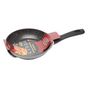 Poêle en aluminium forgé, effet pierre, 20 cm, idéale pour cuisiner sans graisse et facile à nettoyer. - Product Image 1