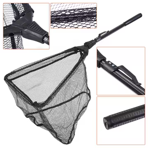 Newbility Hot Bán 59Cm 78Cm Chất Lượng Cao Cá Hạ Cánh <span class=keywords><strong>Net</strong></span> Xách Tay Có Thể Gập Lại Lưới Đánh Cá Cho Câu Cá - Product Image 5