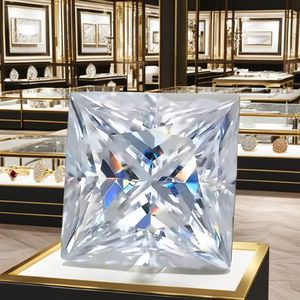 Viresa Zertifizierter Princess-Cut Loser Diamant, Hervorragende Klarheit und Schliff für Schmuckherstellung, GRA-Diamant Ähnlich wie Moissanit 2~3 Karat - Product Image 3