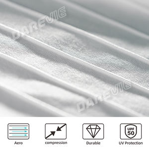 Manicotti Aerodinamici da Ciclismo Darevie, Protezione Solare Traspirante, Copri <span class=keywords><strong>Braccia</strong></span> <span class=keywords><strong>per</strong></span> Bici, <span class=keywords><strong>Accessori</strong></span> <span class=keywords><strong>per</strong></span> Sport all'Aperto - Product Image 4