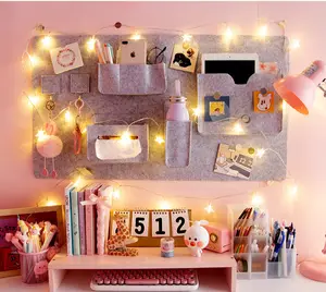 Heißer verkauf langlebig mode einfach freies stil kombination tasche wolle filz stoff rosa weichen hause/büro wand dekor für wohnzimmer