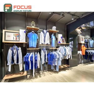 Diseño de Sistema de Exhibición de Madera Personalizado para Tiendas Minoristas, Diseño de Tienda de Ropa en Cadena - Product Image 1