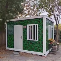 SKYLINE Design construction rapide maison à structure en acier préfabriquée portable petite maison assemblage rapide conteneur plat pour villas avec
