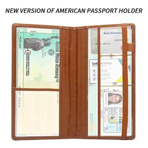 Organisateur de boîte à gants de véhicule en cuir Porte-cartes d'immatriculation de voiture pour documents d'assurance avec bande élastique - Product Image 2