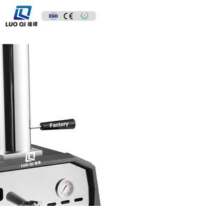 Four à pizza au gaz professionnel moderne avec revêtement en poudre, 12 pouces, noir, mini-rôtissoire pour jardin - Product Image 2