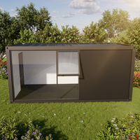 Casa Contenedor Modular de Estructura de Acero Impermeable de Nuevo Diseño para Villas, Hoteles, Apartamentos y Proyectos de Arquitectura Moderna