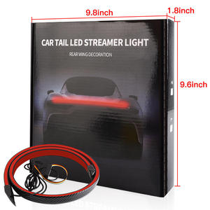 Luz LED para Alerón Trasero de Coche, Tira de Fibra de Carbono para Parachoques Trasero, Alerón de Techo, Luz de Freno Trasera para Maletero de Automóvil - Product Image 3