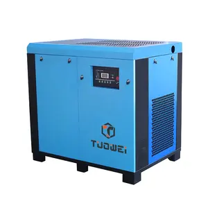 Preço barato de fábrica 45kW 60Hp 10 Bar Compressor de ar de parafuso rotativo elétrico industrial lubrificado a óleo para venda