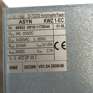Nuevo y 100% Original, Controlador KWZ1-EC A-M-K D-73230 - Product Image 6