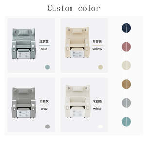 Modern güzellik salonu ekipmanları uzanmış masaj manikür sandalyesi ayak spa sandalyesi pedikür kanepe - Product Image 4