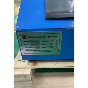 ISO 6940 ISO 6941 섬유 직물 다기능 수직 난연성 연소 시험기 1년 보증 SUS 304 스테인리스 스틸 - Product Image 6