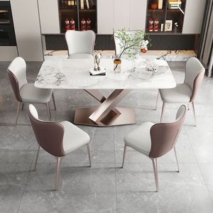 GEDO Morden Luxury Modern Design <strong>Marble</strong> <strong>Top</strong> Dining <strong>Table</strong> for Dining Room Furniture - Product Image 1