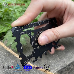 Regalo de negocios 50 en 1 Abrebotellas personalizado Supervivencia al aire libre Tarjeta DE CRÉDITO Multi herramienta - Product Image 1