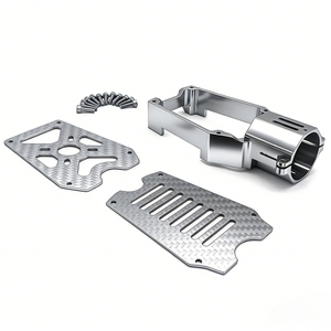 Support de moteur robuste de 30 mm en alliage d'aluminium usiné CNC et support de plaque en carbone avec filetage M3 pour pièces de drone RC - Product Image 5