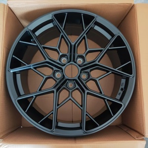 Leichtmetallfelgen 16-19 Zoll Matt Schwarz Aftermarket-Felgen Passend für VW Toyota Honda Hyundai BMW Audi Auto-Modifikation - Product Image 1