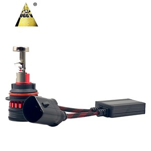 Projecteur LED 2*50W avec puces CSP, refroidissement par ventilateur, 12V 24V, universel, pour mise à niveau des phares de voiture, haute luminosité - Product Image 2