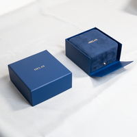 Boîtes personnalisées de qualité supérieure, imprimées, mates, pour l'emballage, emballages de bijoux, boîte à bijoux, boîte cadeau en papier pour collier, bague
