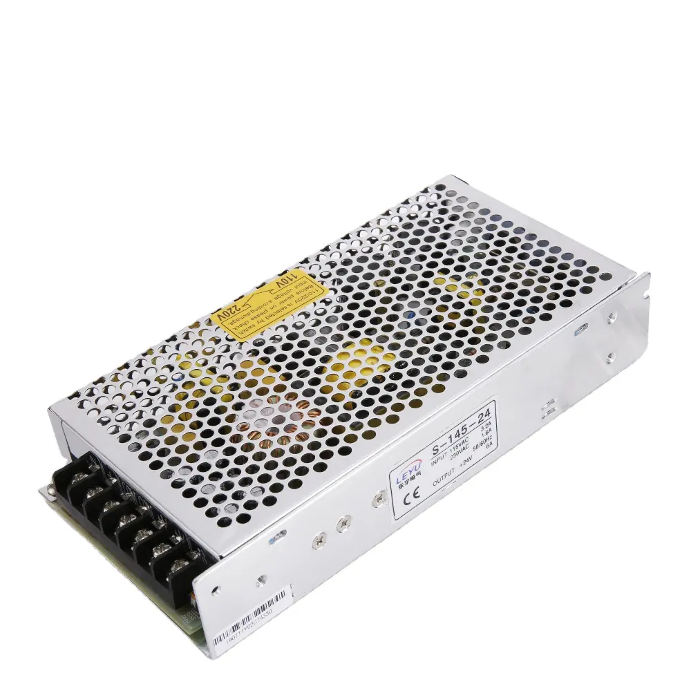 S-145 High Quality Power Supply 12V 24V Switch Mode Power Supply