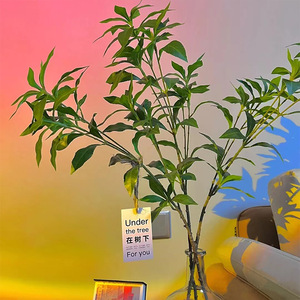 <span class=keywords><strong>Plante</strong></span> Artificielle Verte, Guirlande de Clochettes Japonaises, Ornement de Bureau, Décoration de <span class=keywords><strong>Plante</strong></span> Artificielle pour la Maison - Product Image 6