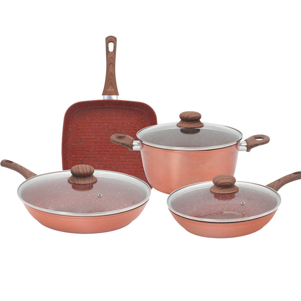 Non Stick Cookware Set Aluminum Induction Cooking Pots and Pans Non-stick Cookware High Quality Kitchenware Set · image 6