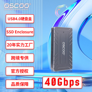 M.2 SSD Enclosure <b>4TB</b> Aluminum Alloy Type C <b>External</b> <b>Hard</b> <b>Drive</b> For Windows Mac Linux Android XT6 Grey - Product Image 5